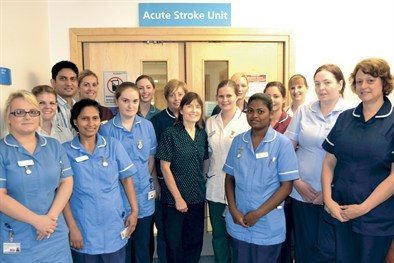Centralised stroke services exceed national targets