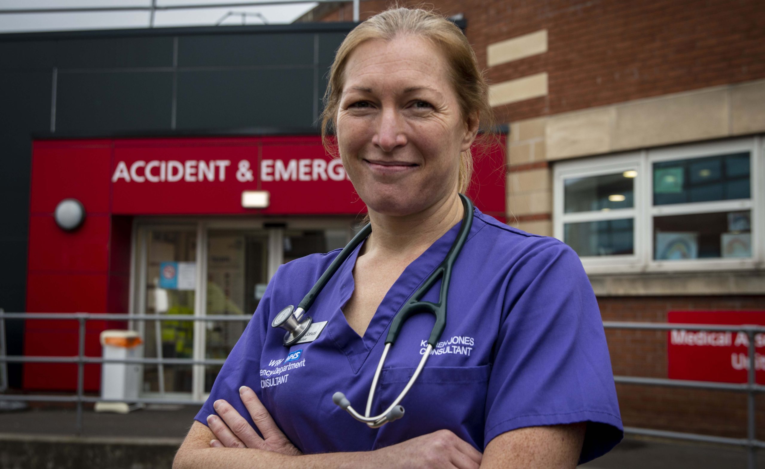 Karen Jones the former England rugby star now tackling busy Emergency Department