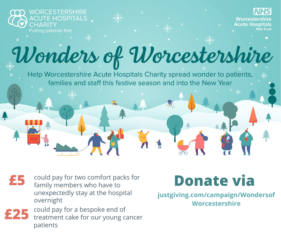 Hospital Charity looking to share ‘Wonders of Worcestershire’ through Christmas and the new year