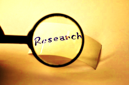research magnifying image