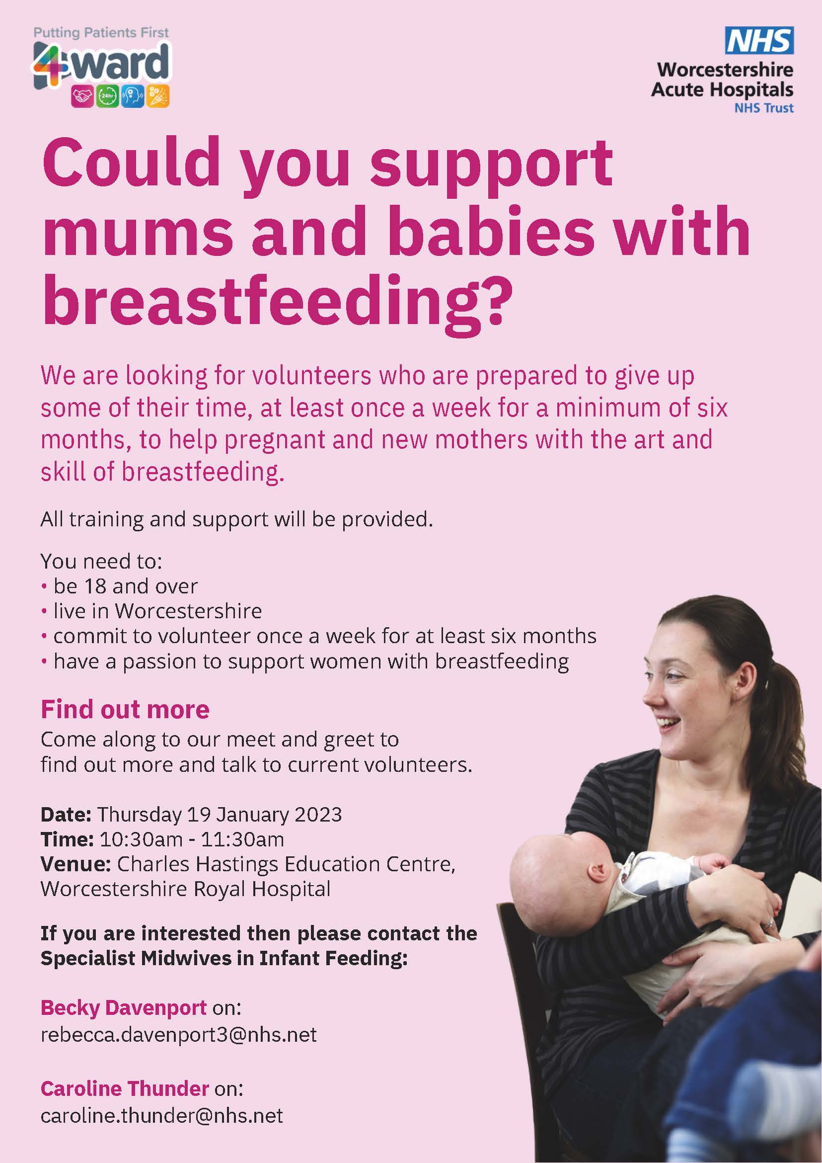 Could you support mums and babies with breastfeeding? - Worcestershire ...