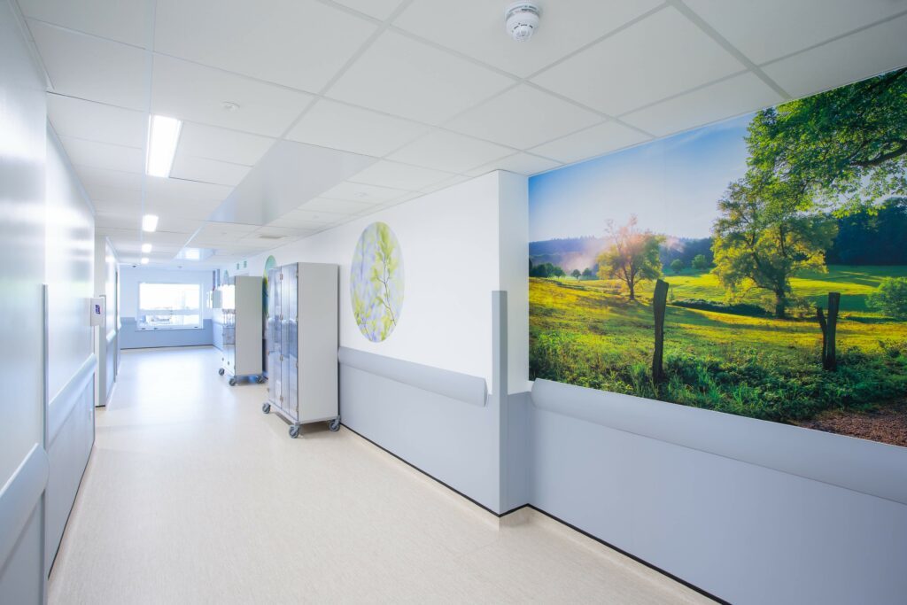A look inside the new theatre complex at the new artwork on the walls of the unit
