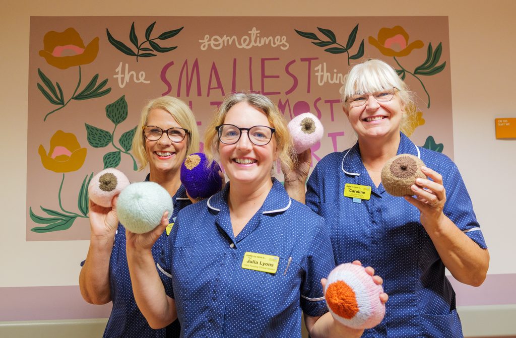 Midwives (l to r) Becky Davenport, Julia Lyons and Caroline Thunder are all now International Board Certified Lactation Consultants - the highest qualification attainable in breastfeeding support.