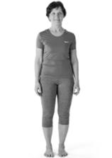 A picture of a person in a standing position